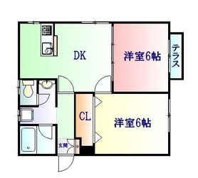 アスコット八木山南の物件間取画像